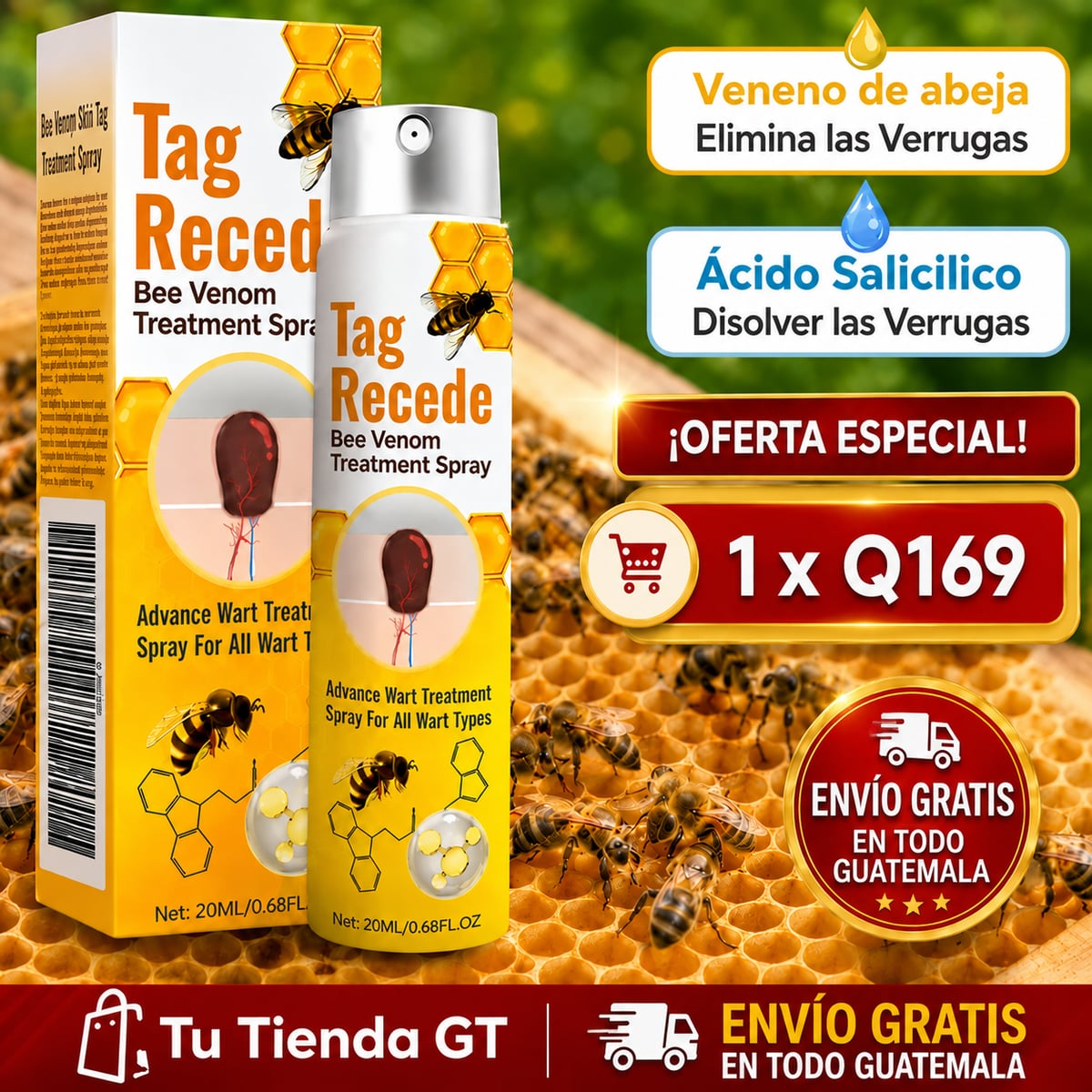 ✨Spray tópico - Olvídate de las verrugas sin complicaciones