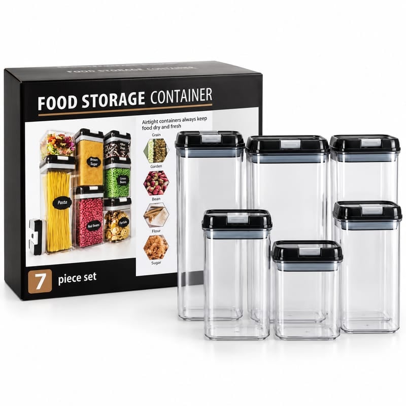 Set Hermético de Cocina 7 en 1