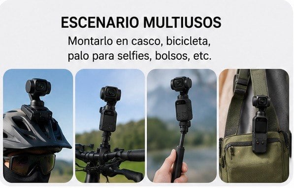 📹 Captura cada momento con calidad profesional La cámara de bolsillo que graba como un profesional Video 4K