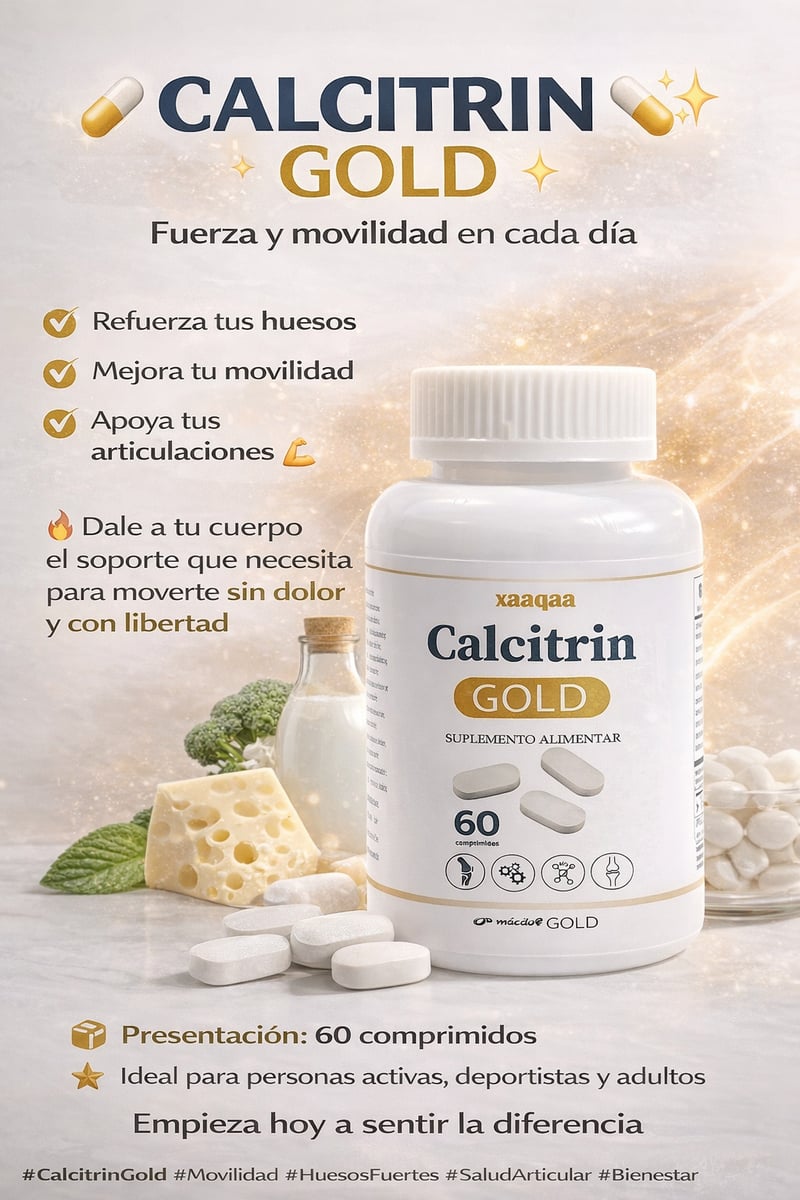 CAPSULAS CALCITRIN GOLD + ENVIO GRATIS