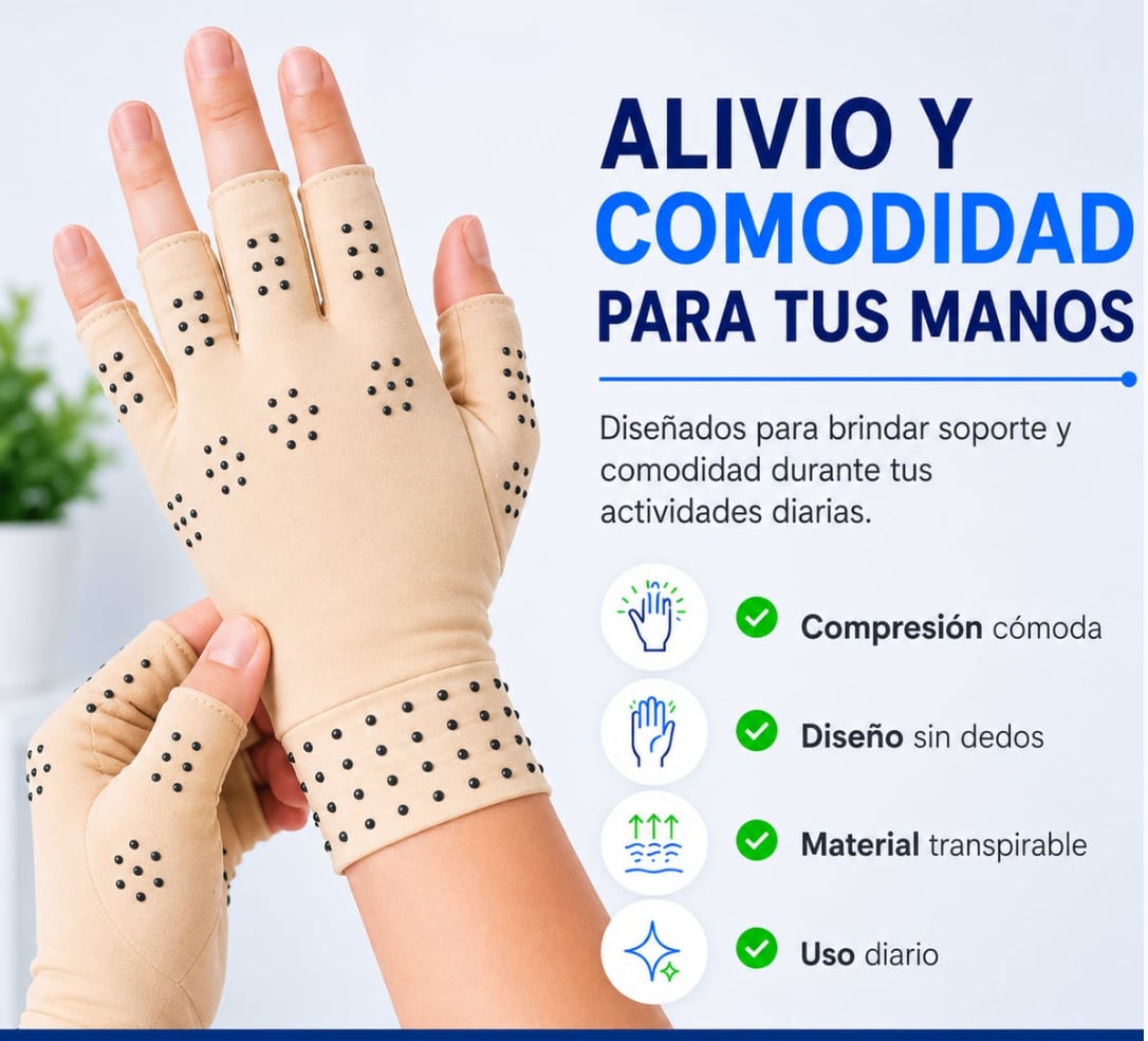 MAGNET-FLEX™ GUANTES DE COMPRESIÓN TERAPÉUTICOS + ENVIO GRATIS 🇬🇹