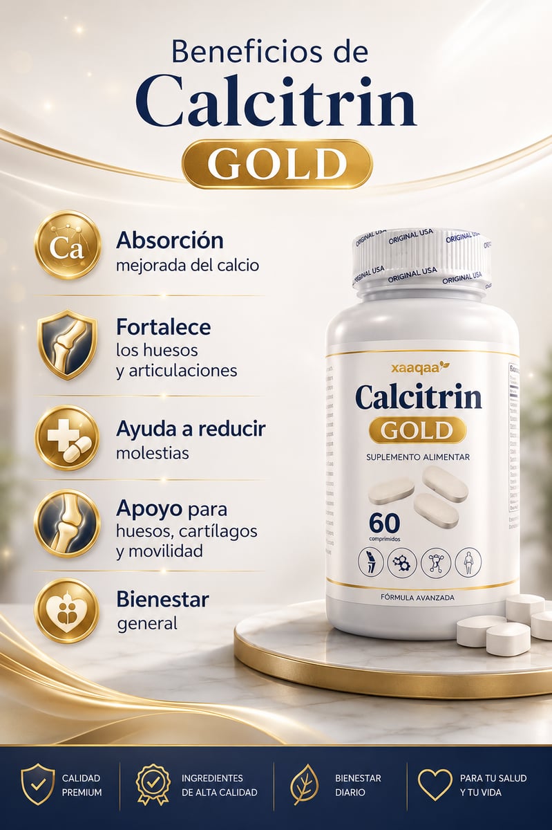 CALCITRIN GOLD Huesos Fuertes para una VIDA ACTIVA