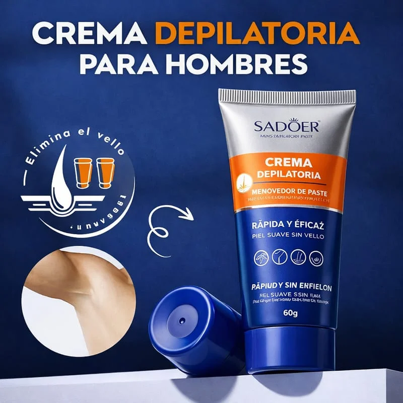 Crema depilatoria SIN DOLOR para hombres y mujeres + Envío gratis 👉 🔥
