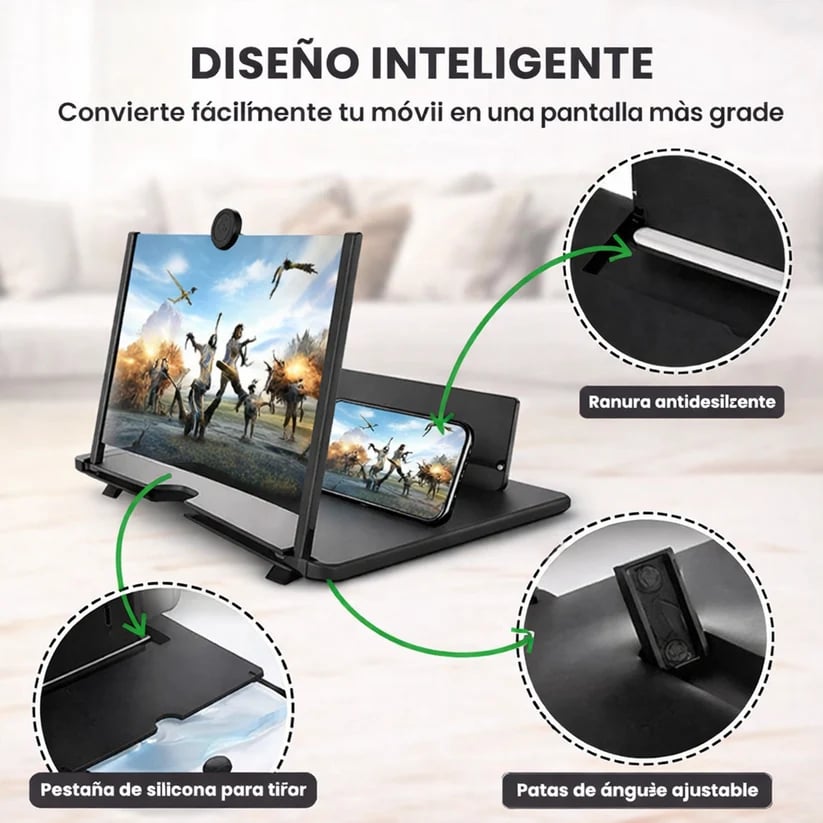 Amplificador de Pantalla 2x1 | 📱 ¡Disfruta tu celular en GRANDE!