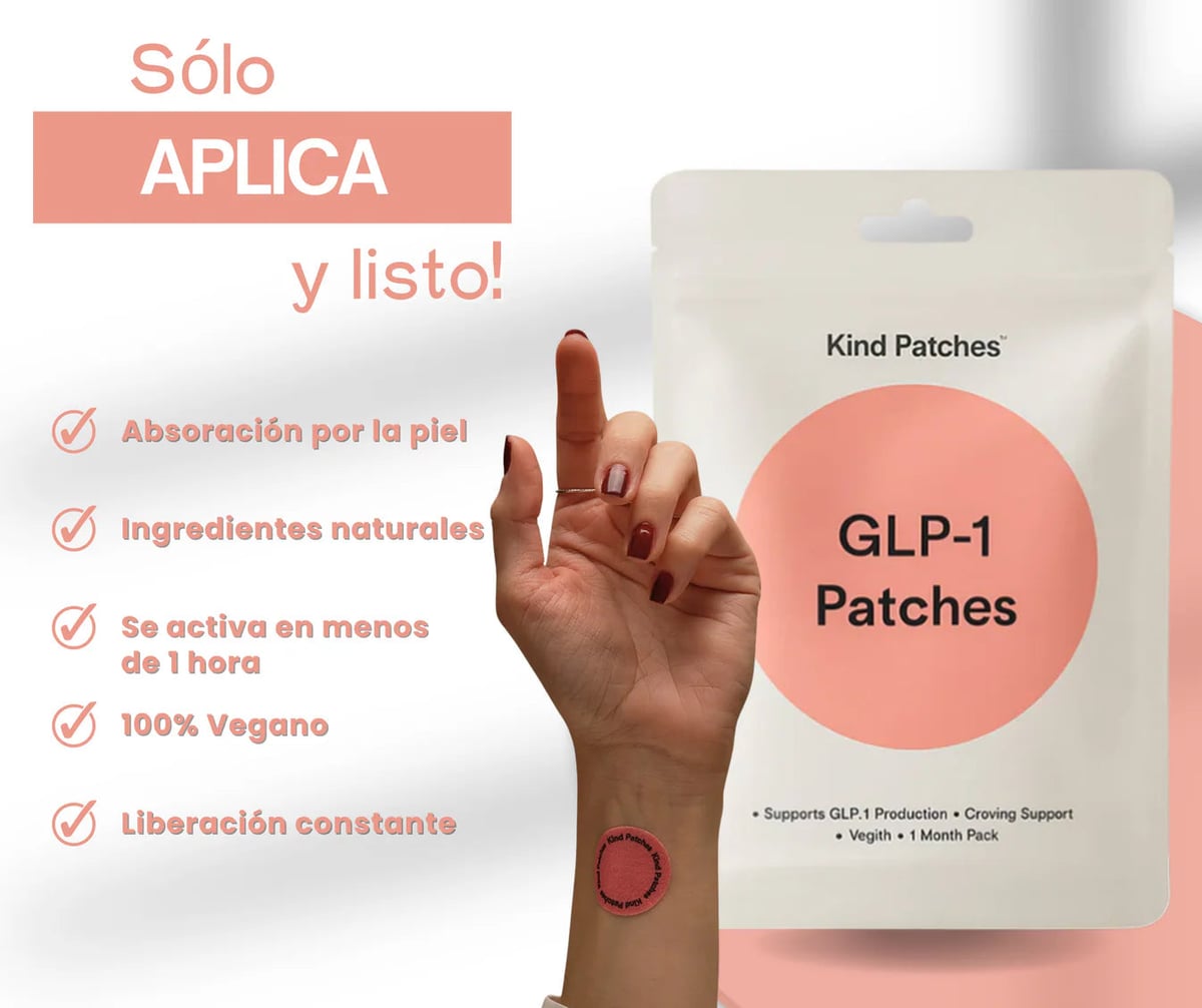 ¡PRODUCTO IMPORTADO 🇺🇲! PARCHES PARA ANSIEDAD AL COMER CON GLP-1