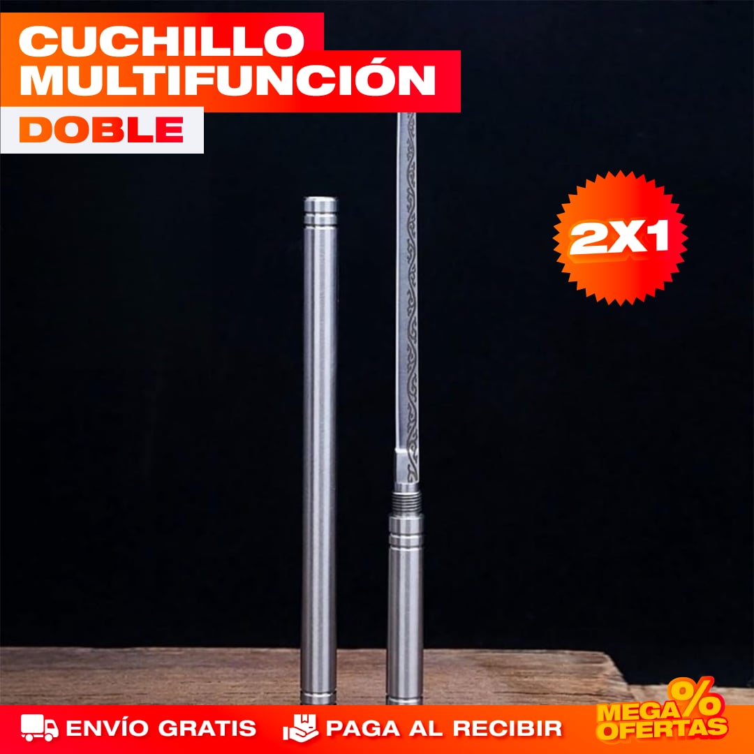 PROMO 2X1 CUCHILLO MULTIFUNCIÓN DOBLE