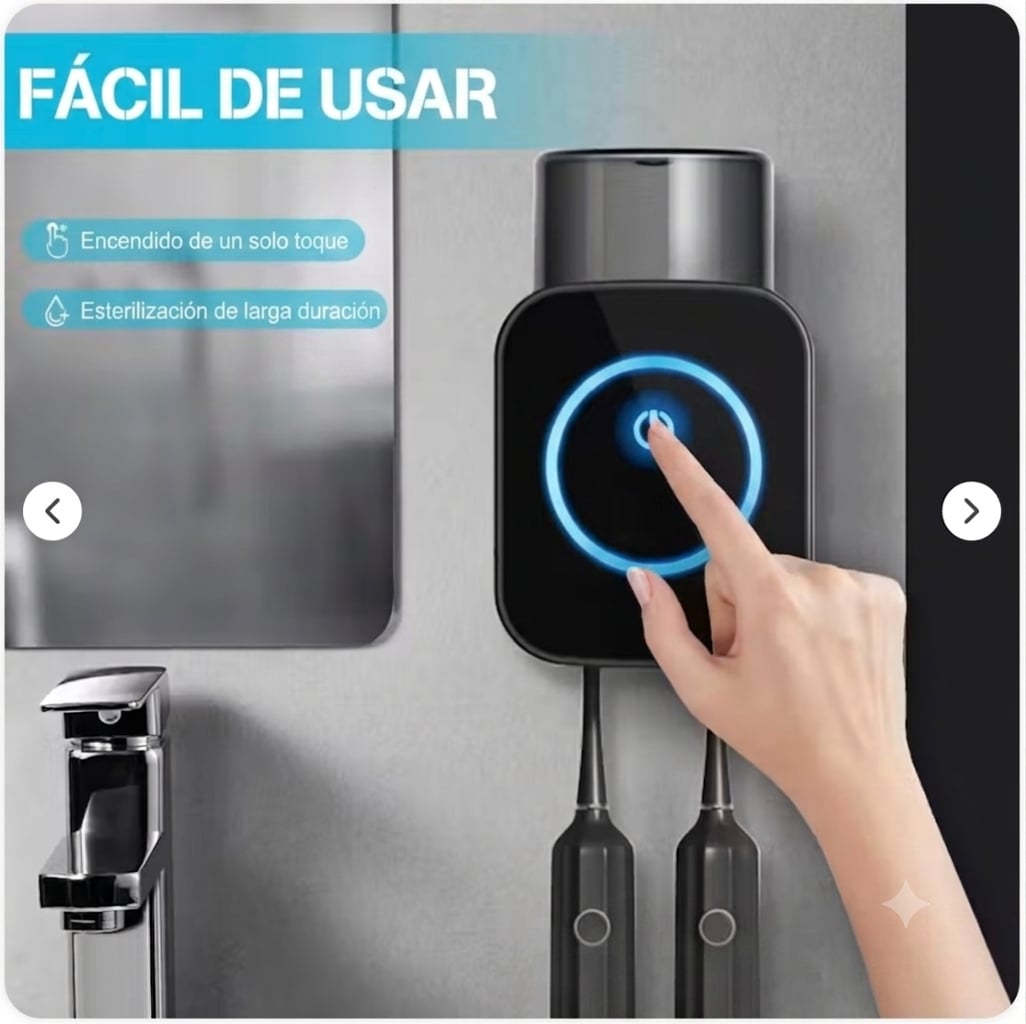 DentSafe UV™ – Esterilizador Inteligente para Cepillos de Dientes-Elimina hasta el 99.9% de las bacterias