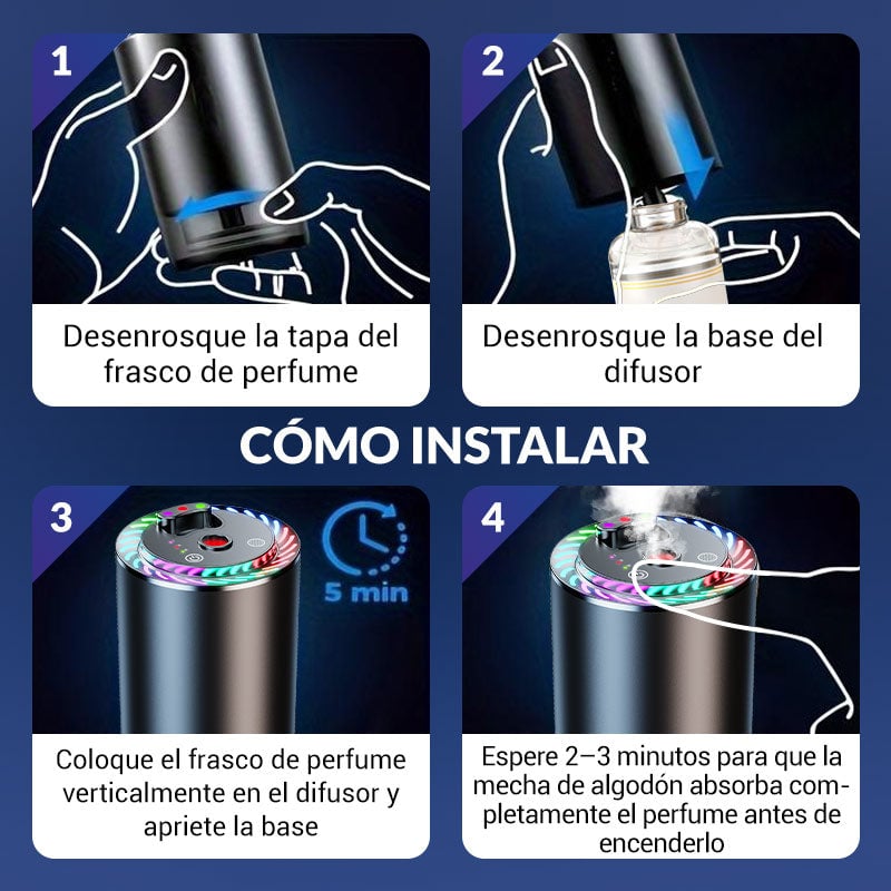 Ambientador-Difusor Inteligente de Ambientador + FRAGANCIA AROMATICA GRATIS