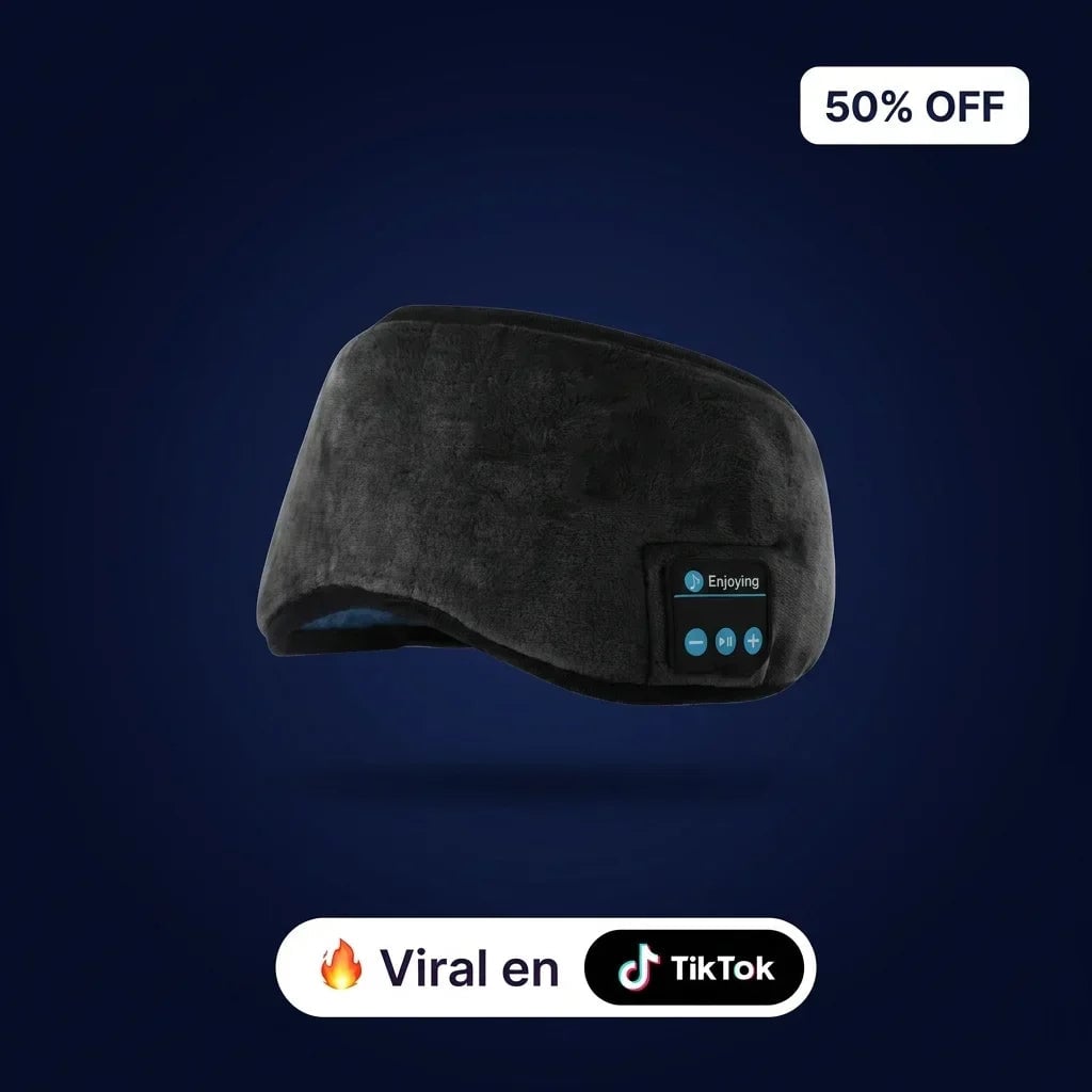 💥Antifaz Bluetooth para dormir”- Duerme Profundo en Minutos + ENVIO GRATIS 🎁