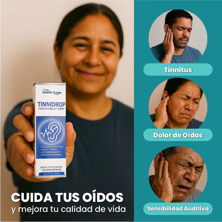 Tinnidrop Spray® - Alivio Garantizado para la Tinnitus.