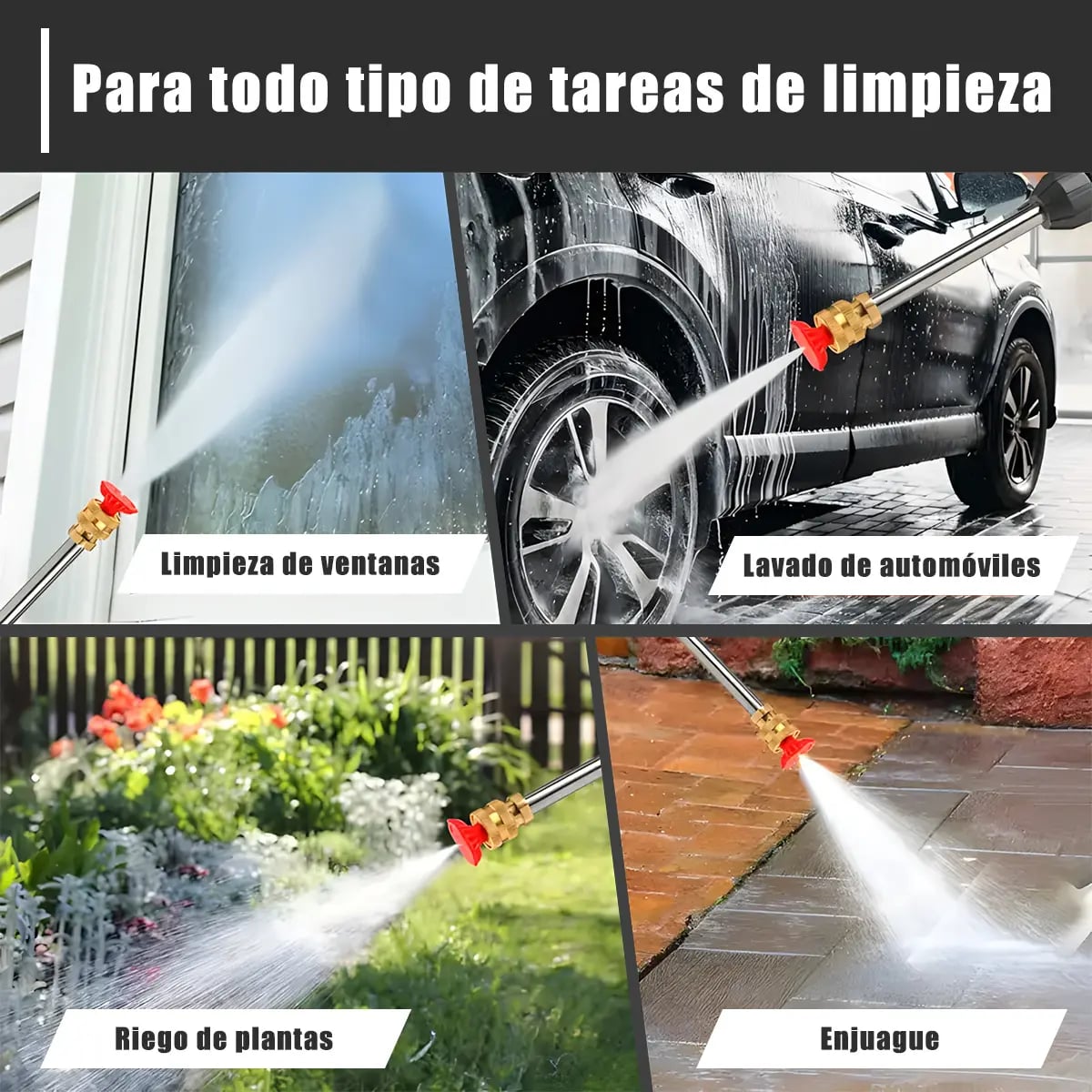 HidroVac Pro 2en1: lava y aspira tu carro sin cables - Combo Hidro+Mini aspiradora + ENVIO GRATIS