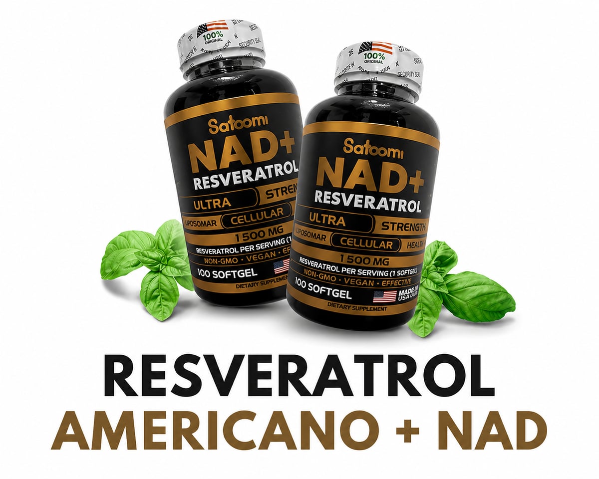 2x1 OFERTA - NAD + RESVERATROL 🍇🍷 + ENVÍO GRATIS Y REGALO 🎁