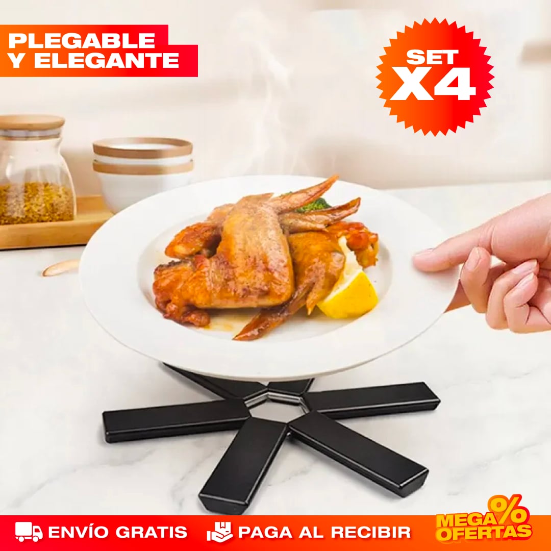 SET X4 REPOSA OLLAS LUXURY