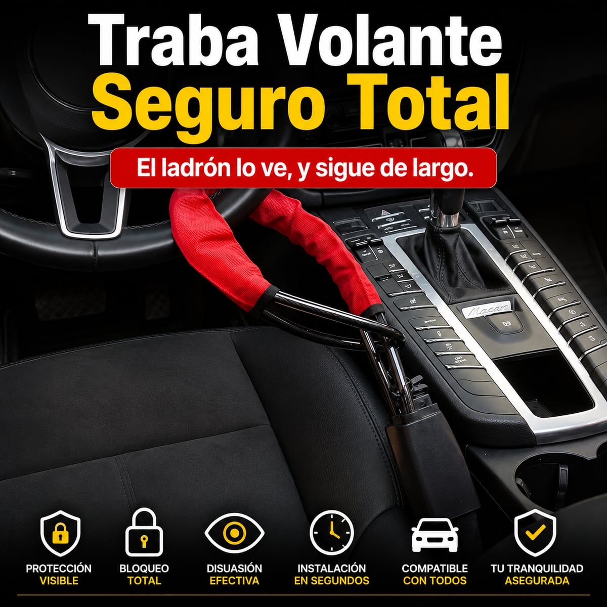Traba Volante Seguro Total + ENVIO GRATIS