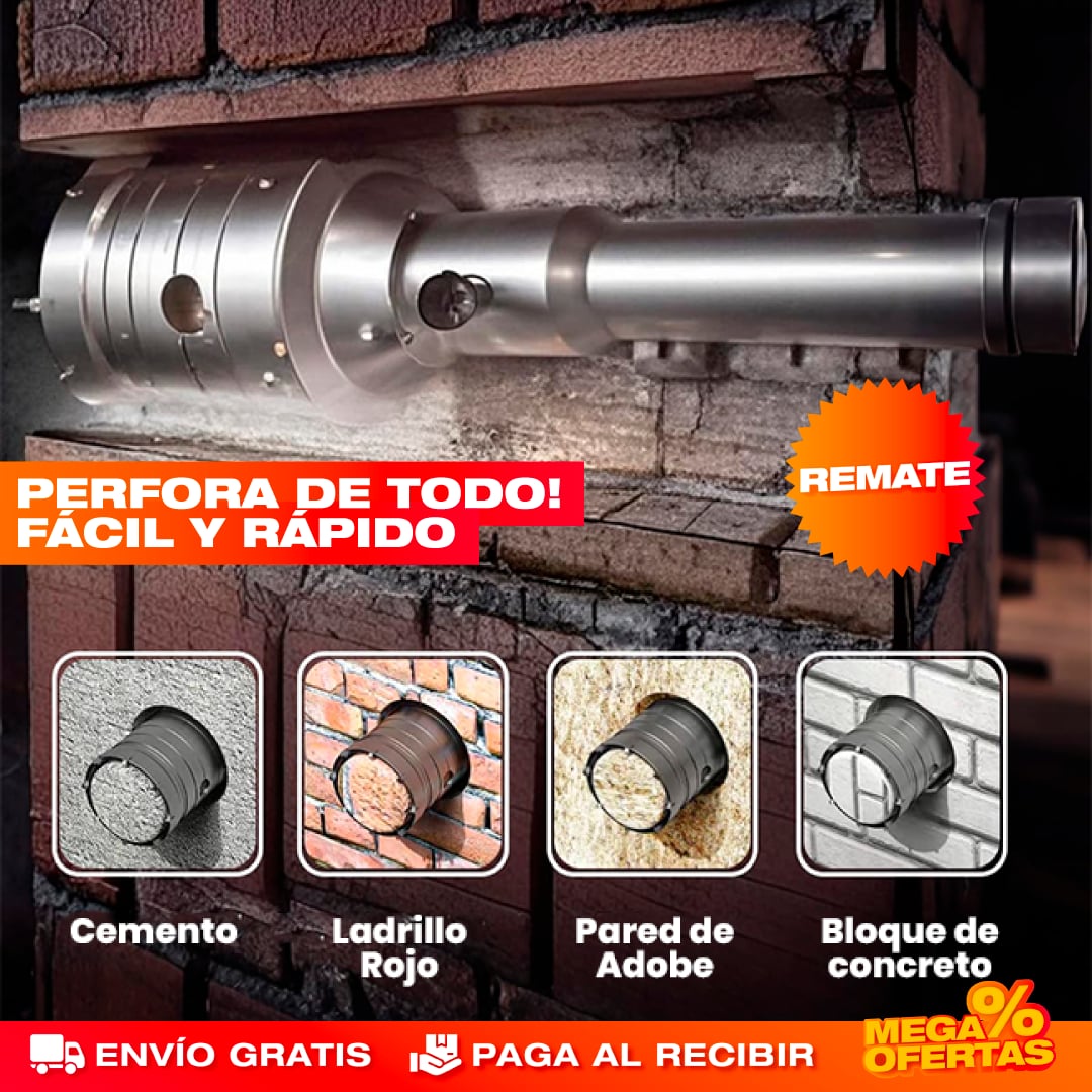 SET 5 PIEZAS BROCAS DE SIERRA PARA CONCRETO