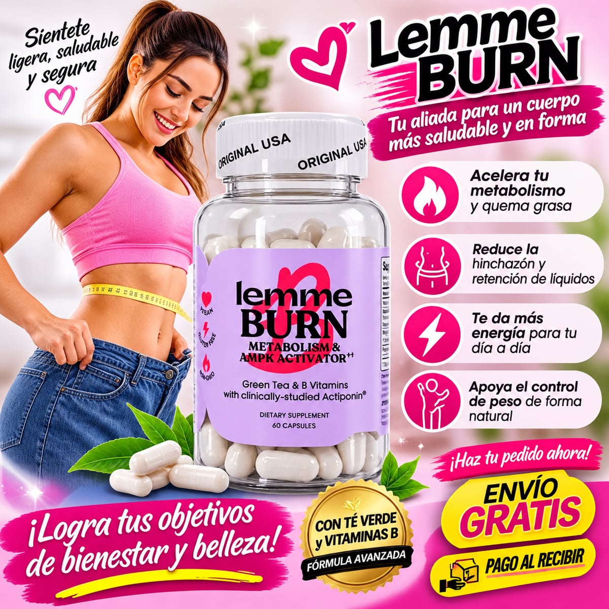 Quemador de Grasa Lemme Burn® – Producto Viral de las Kardashian
