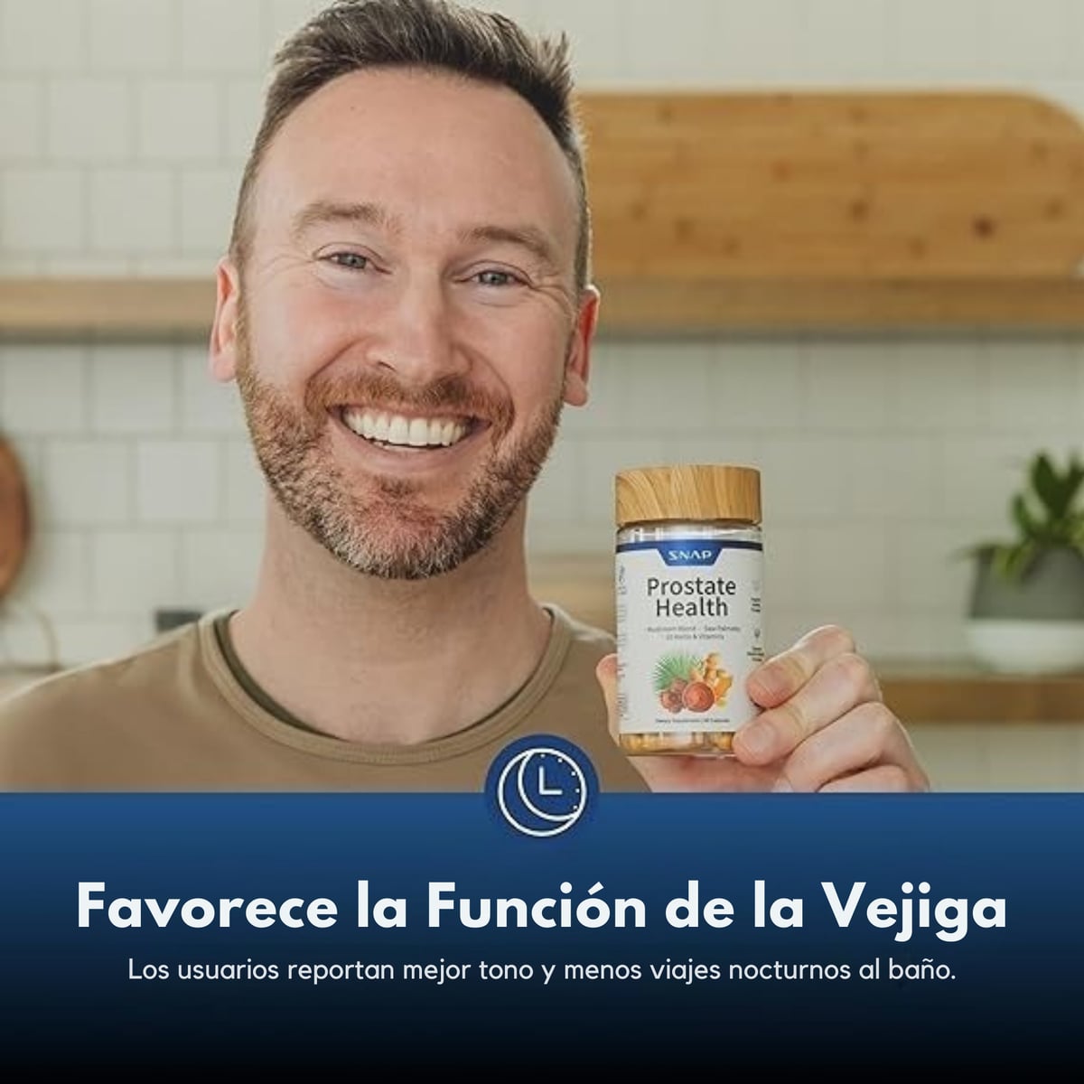 Prostate Health™ – Fórmula Natural para la Salud de la Próstata, Vejiga y Vitalidad Masculina (60 Cápsulas) + ENVIO GRATIS 🎁