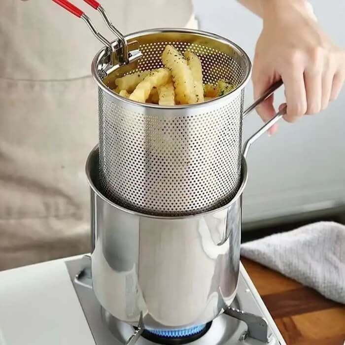 GourmetFry - Freidora de Cocina Inoxidable + Regalo