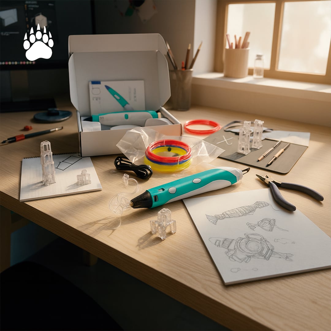 Lapiz de Impresión 3D + Filamentos