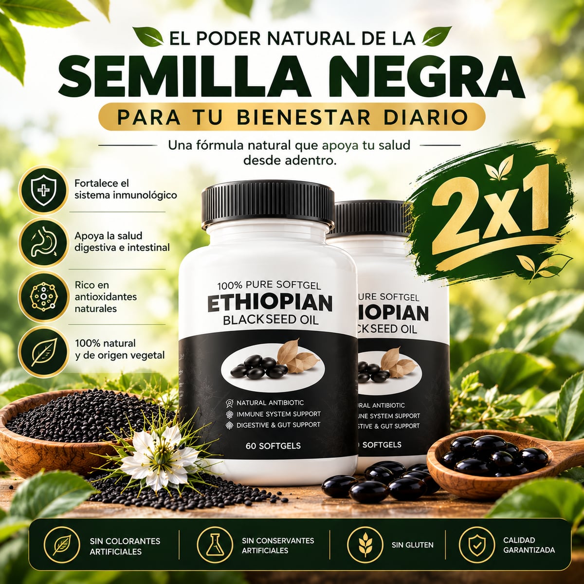 2X1 Ethiopian Semilla Negra
