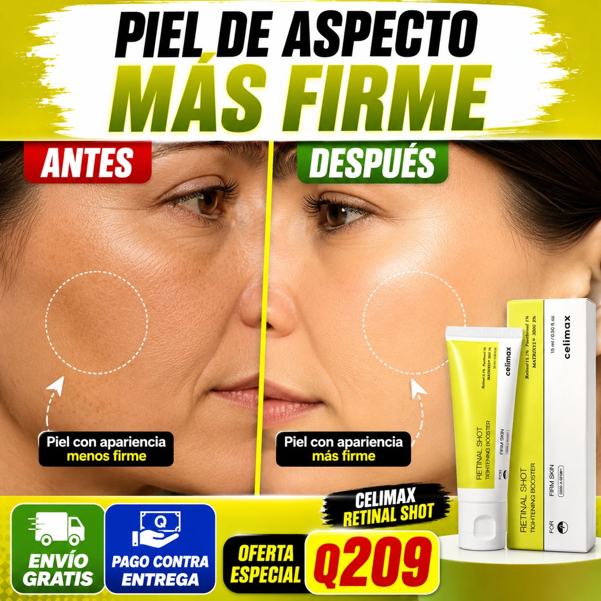 OFERTA IMPERDIBLE - Crema Retinal Shot Celimax + ENVIO GRATIS 🚚