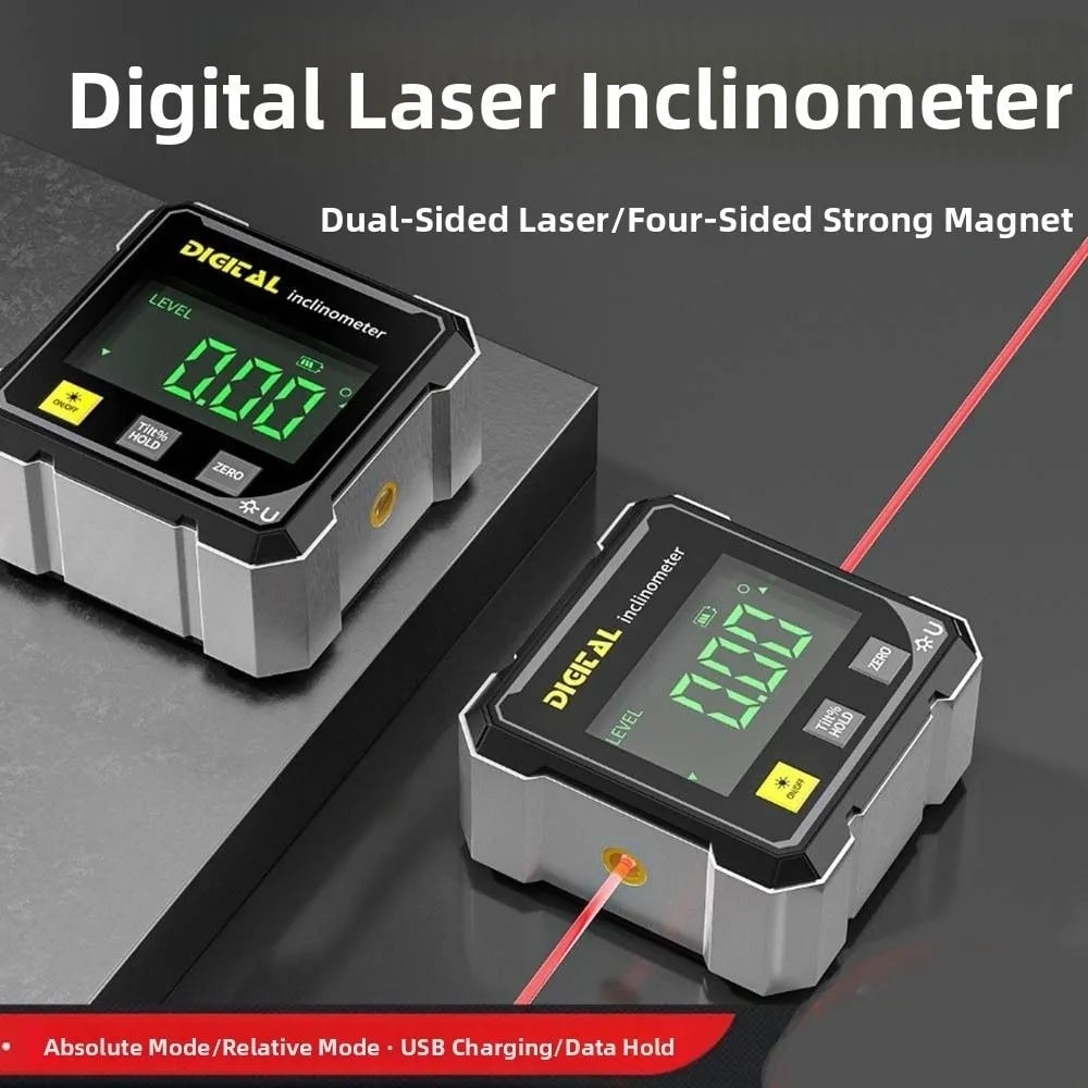 NIVEL DIGITAL LASER USB PRO ¡Precisión exacta al instante!