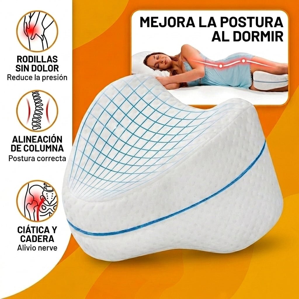 Almohada Ergonómica para Piernas y Rodillas