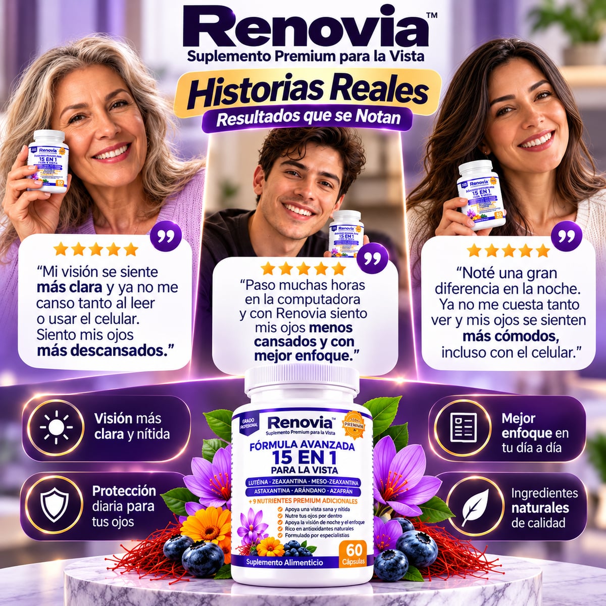 Renovia 15 en 1 - Recupera la nitidez que perdiste 