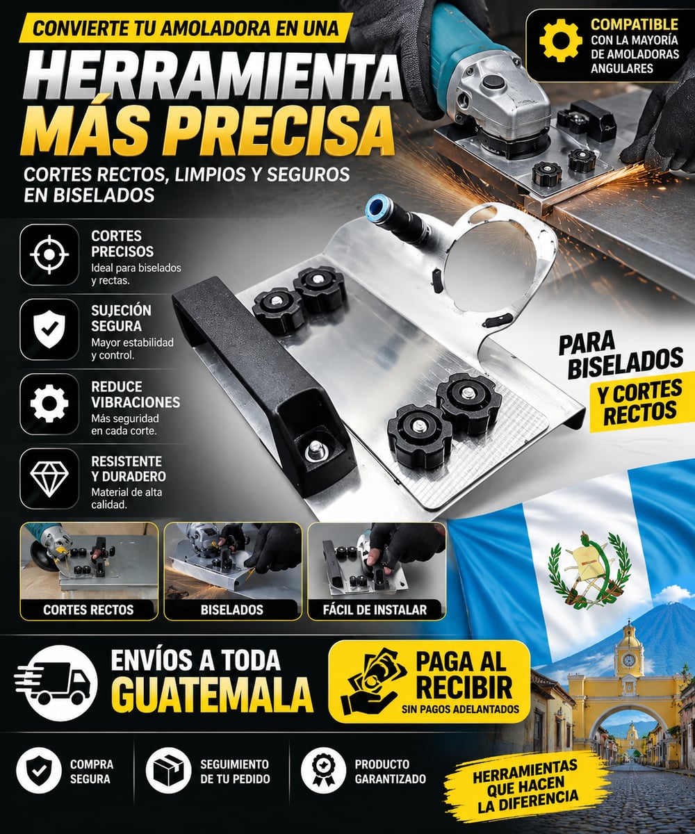 Adaptador de Amoladora para Cortes Biselados