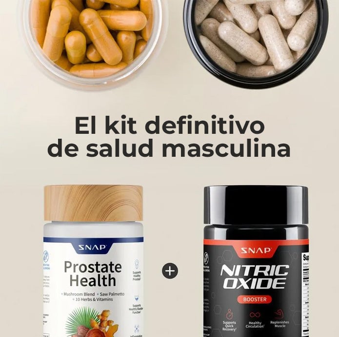 COMBO NITRIC OXIDE + CUIDADO PRÓSTATA - ENVÍO GRATIS ✅😱