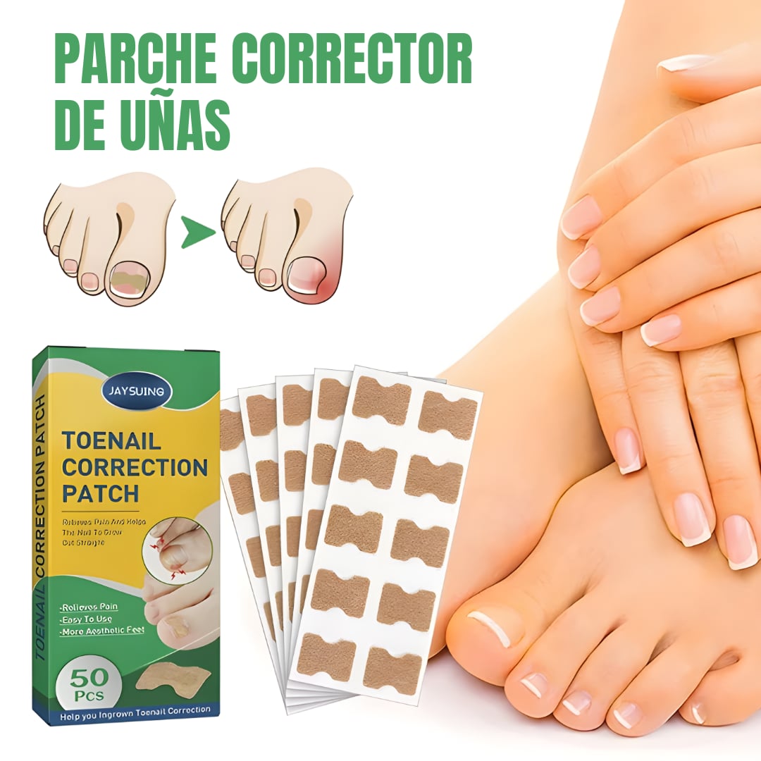 ULTIMAS UNIDADES - PARCHE REPARADOR UÑA – ELIMINA HONGOS, PROTEGE Y RECUPERA UÑAS ENCARNADAS + ENVIO GRATIS
