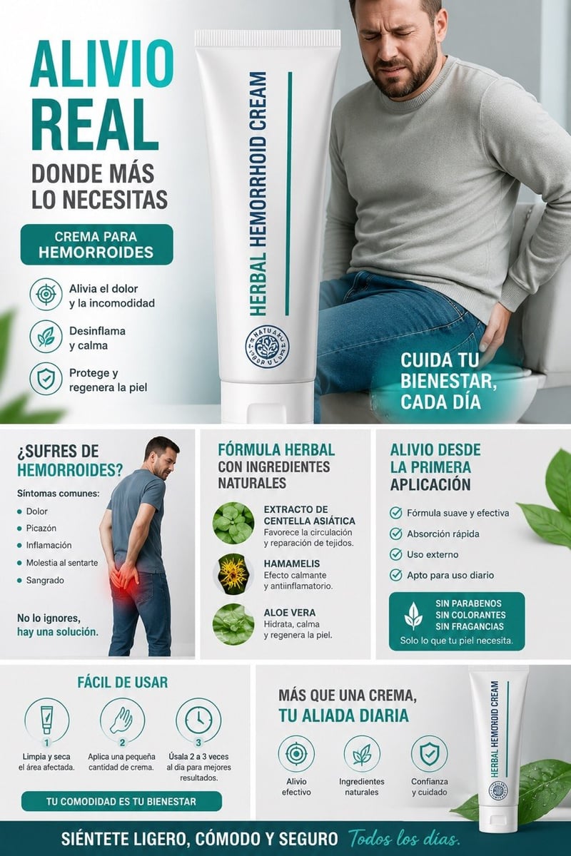 Crema para las Hemorroides. RECUPERÁ LA COMODIDAD EN TU DÍA A DÍA ENVIO GRATIS A TODO GUATEMALA