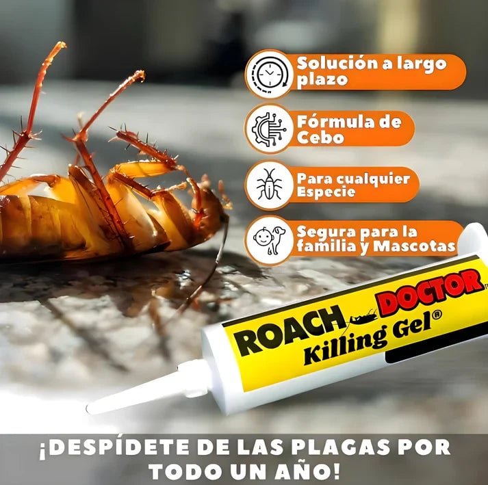 RoachDoctor Pro™ Gel Mata Cucarachas 30g + Envío Gratis