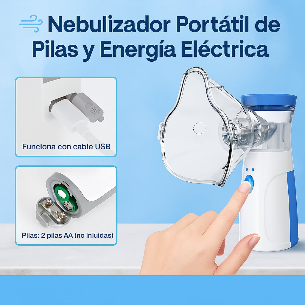 Nebulizador Portátil Niños Adultos