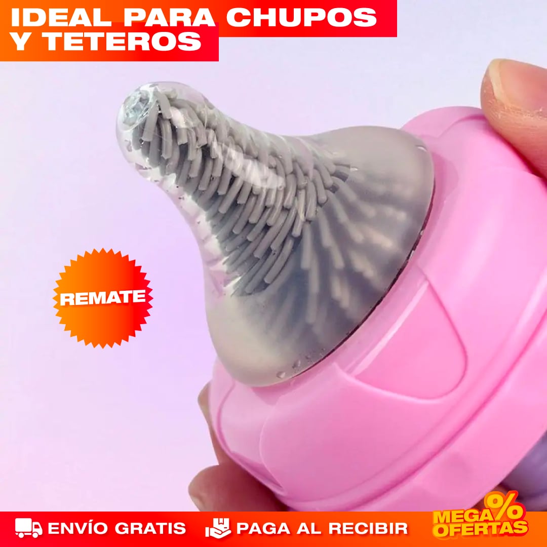 KIT LIMPIADOR PORTÁTIL ELÉCTRICO PARA BIBERONES