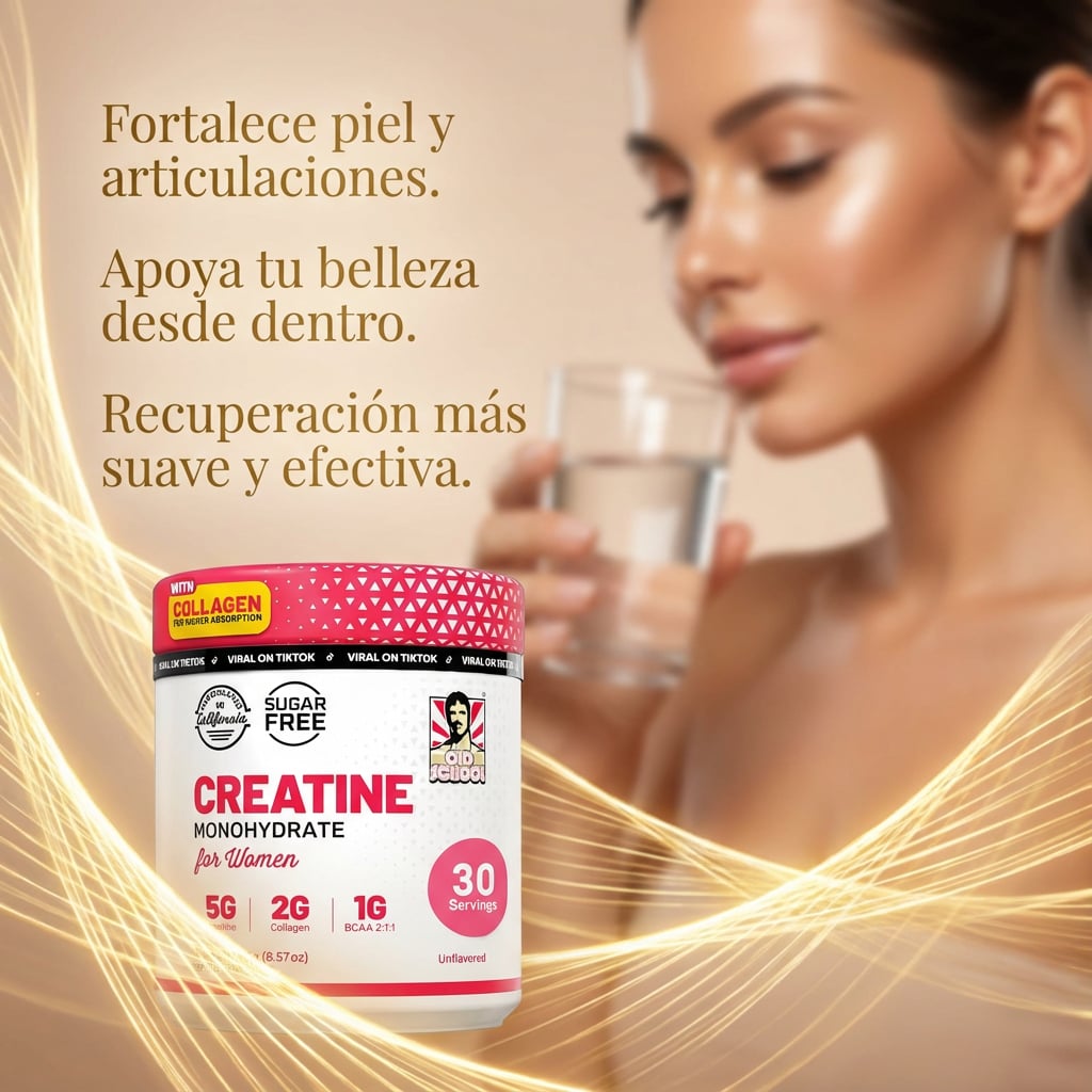 FemmeFit Creatina + Colágeno ORIGINAL PARA MUJERES 🍑 3 EN 1 + ENVIO GRATIS 🎁