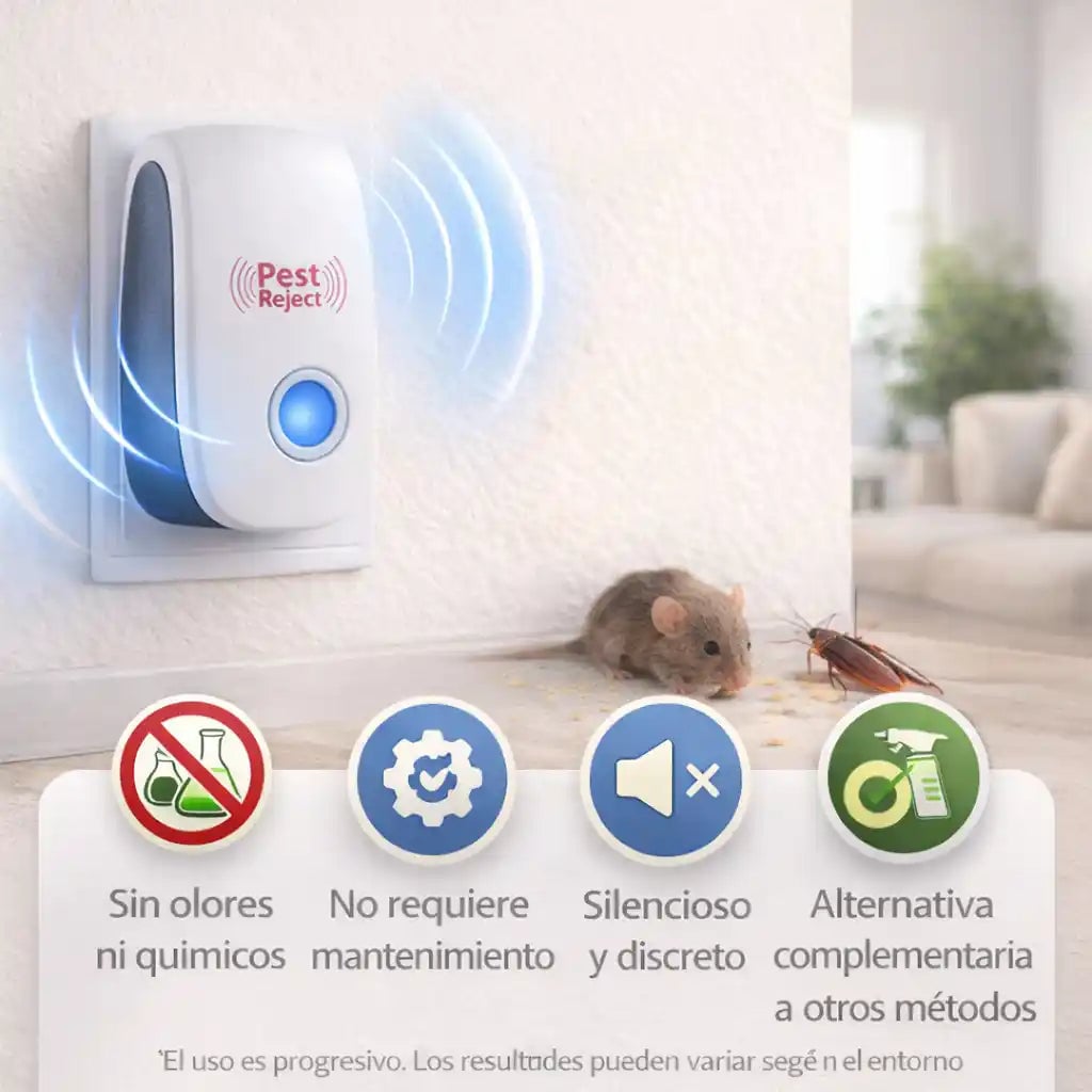 Repelente Ultrasónico/ Hogar seguro - 2X1 Envio Gratis