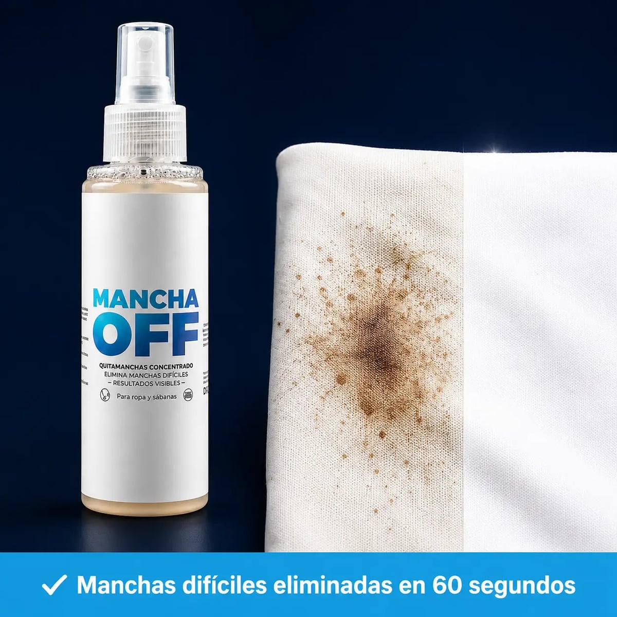 Mancha Off™ — Las Manchas Difíciles Desaparecen en 60 Segundos