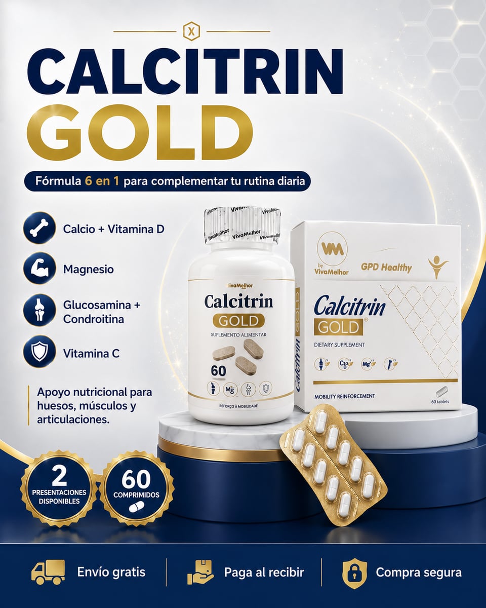 CALCITRIN GOLD Huesos Fuertes para una VIDA ACTIVA