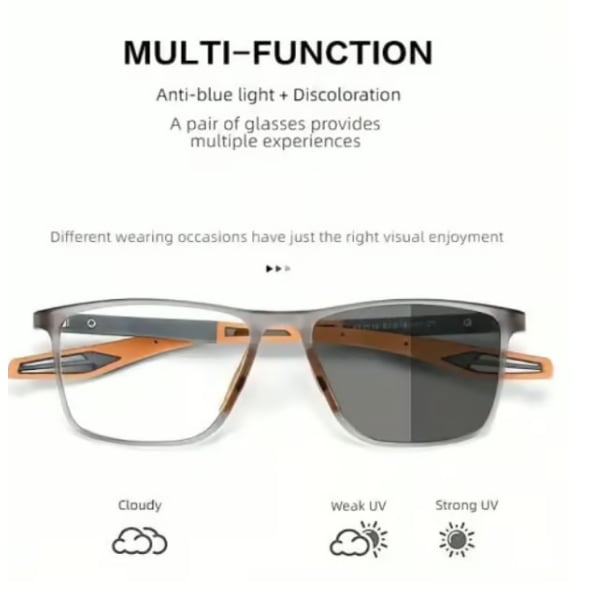 Gafas bifocales fotocromáticas inteligentes