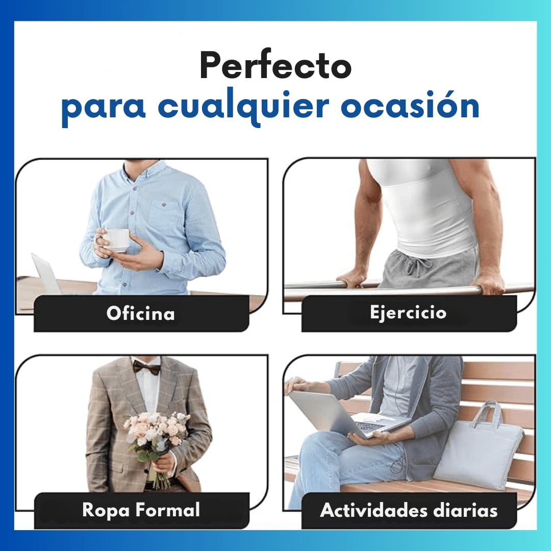 Faja de Compresión y Moldeado Masculino de Alta Tecnología.