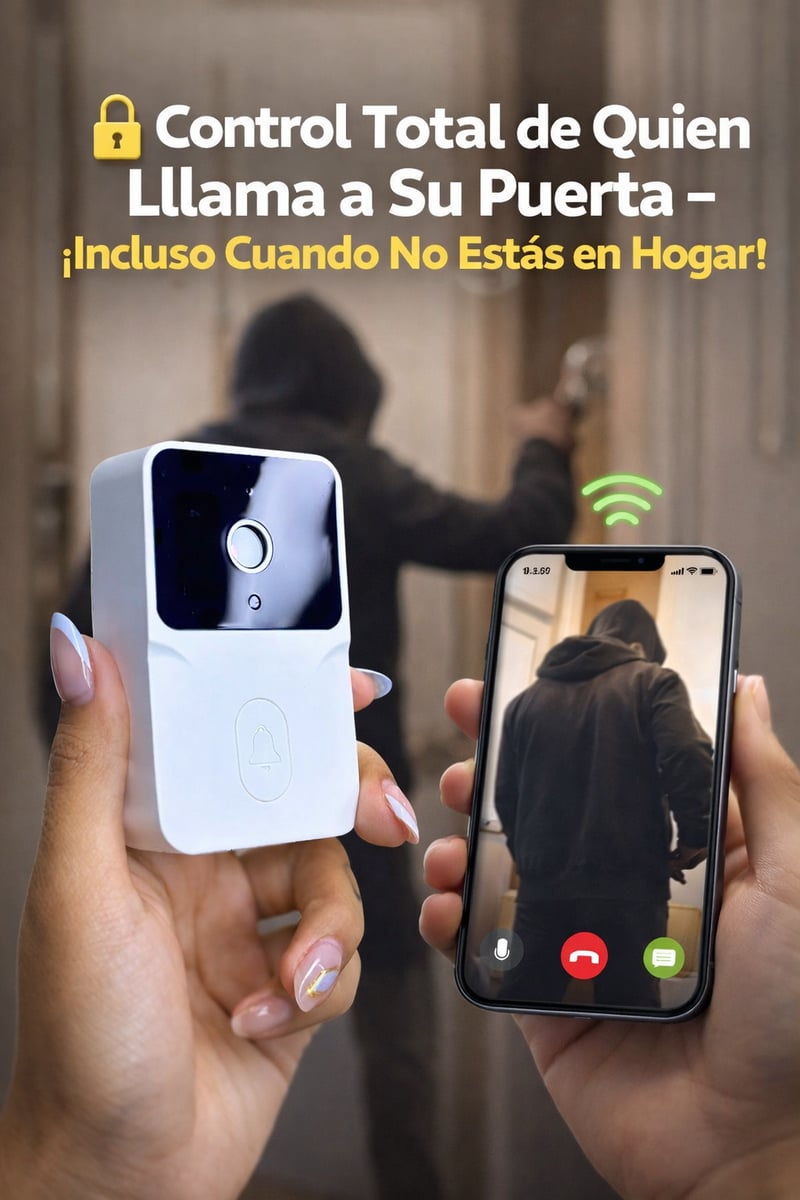 Timbre con Camara Inteligente | WIFI