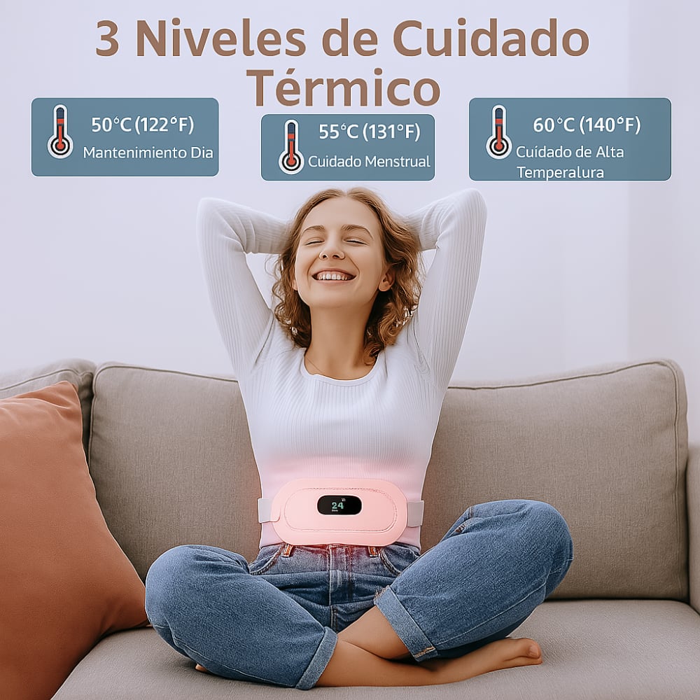 CALMFLOW™ - CINTURÓN TÉRMICO MENSTRUAL - ¡EL MEJOR ALIADO PARA TU CICLO MENSTRUAL! 🌸