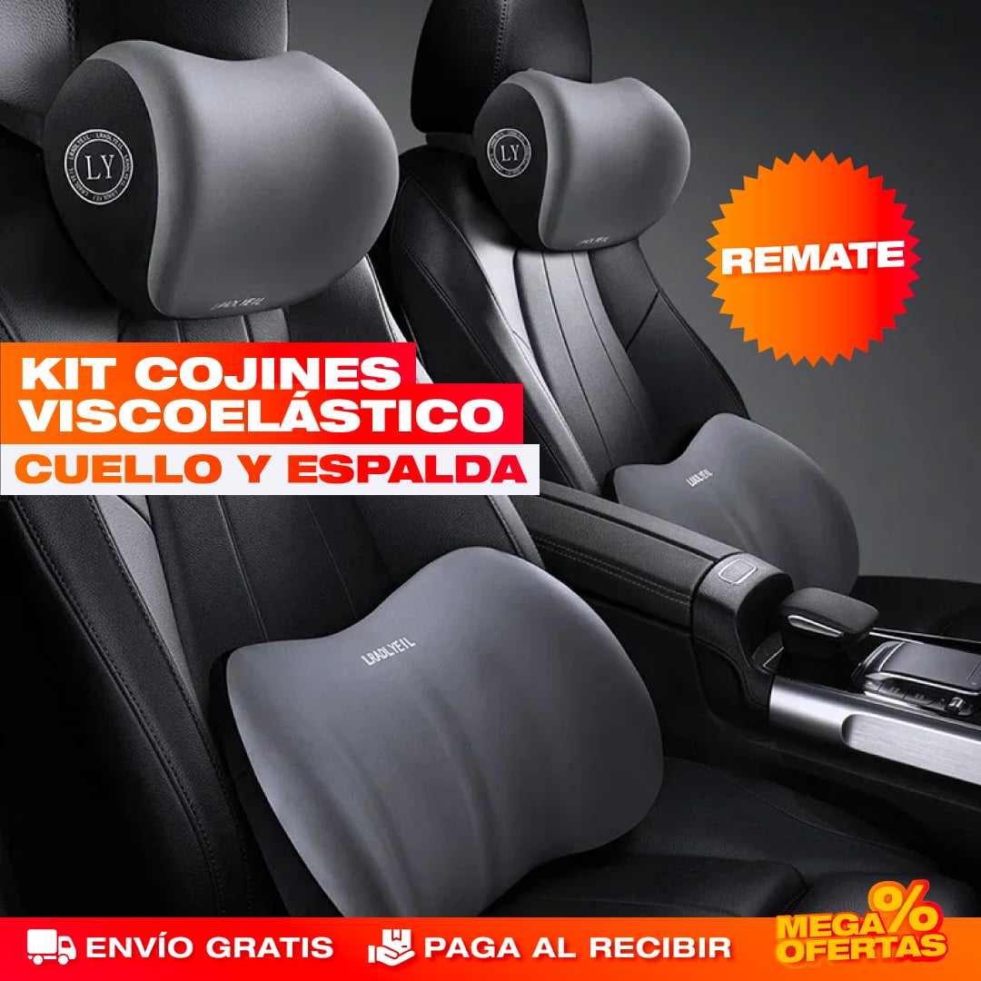 KIT DE SOPORTE LUMBAR ESPUMA VISCOELÁSTICA