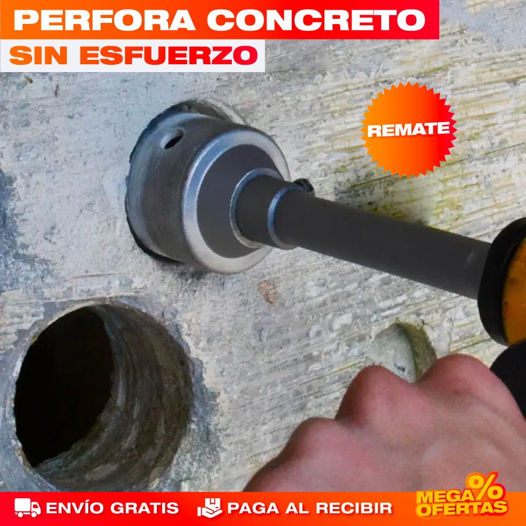 SET 5 PIEZAS BROCAS DE SIERRA PARA CONCRETO