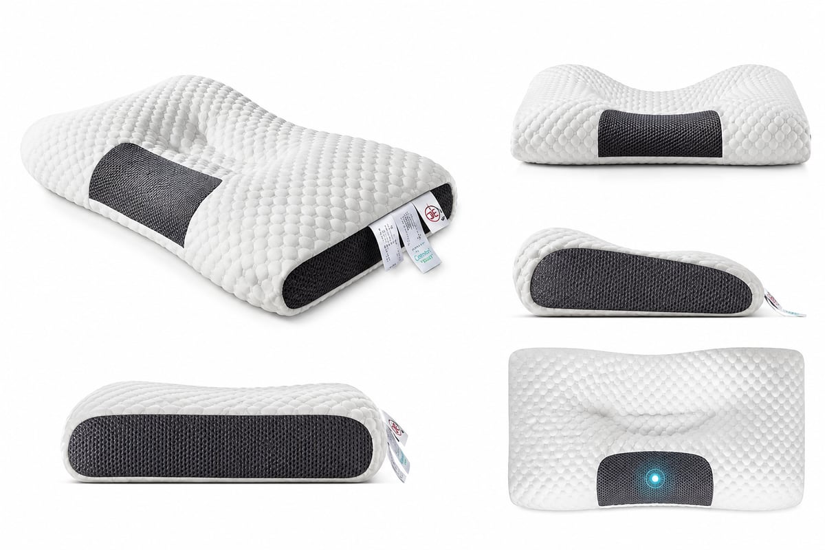 💤 Almohada Cervical 😴 Duerme mejor, despierta sin dolor