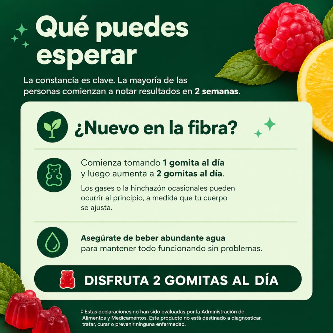 GOMITAS DE FIBRA - Digestión ligera y bienestar diario
