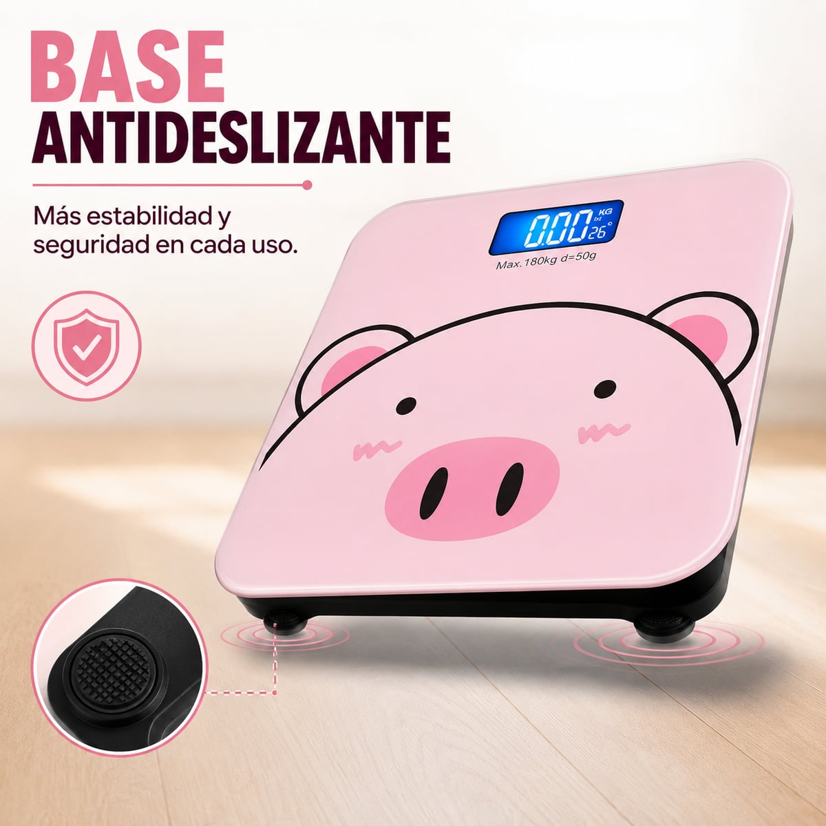 Peso Feliz™ – Balanza Digital de Cerdito