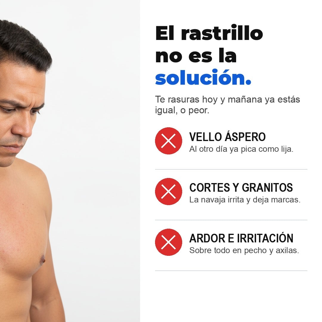 Crema depilatoria sin dolor