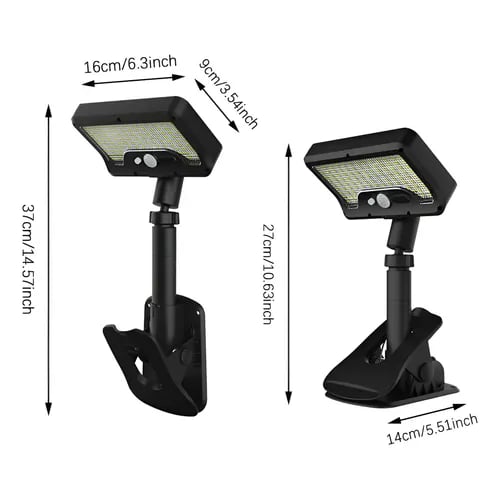 LAMPARA CLIC SOLAR CON SENSOR DE MOVIMIENTO